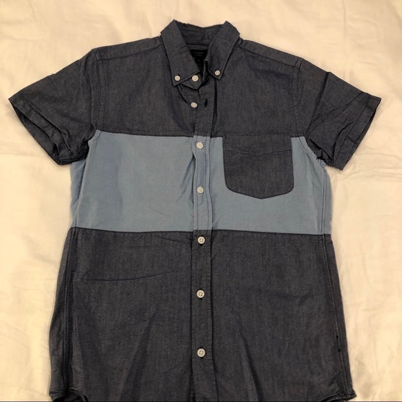 J. Crew Oxford Short Sleeve Button Down - Picture 1 of 3